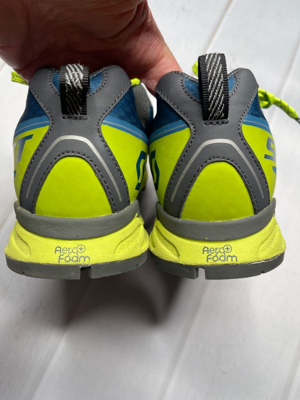 Scott Trail Shoes Eride 9.5 Men’s Kinabalu Supertrac Blue Sneakers Running - Picture 6 of 12